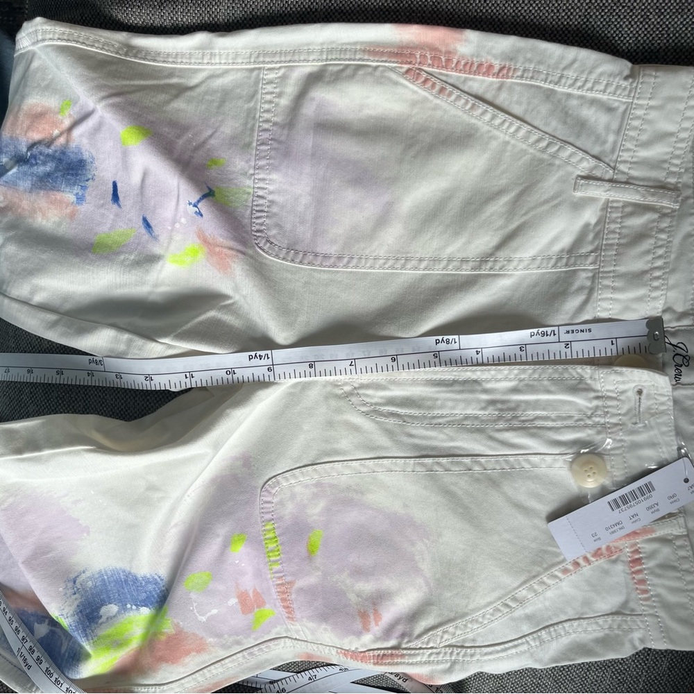 NWT J. Crew Limited Edition Painted Tapered Cargo Pant - Picture 6 of 8